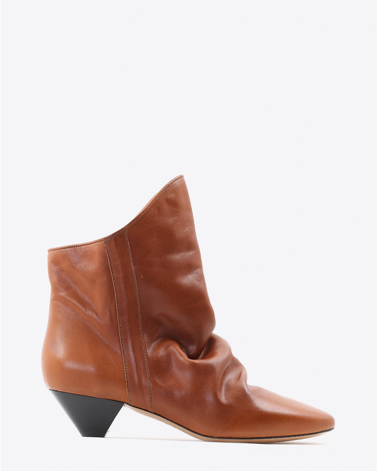 Boots Isabel Marant Chaussures DOEY - Cuir lisse Cognac
