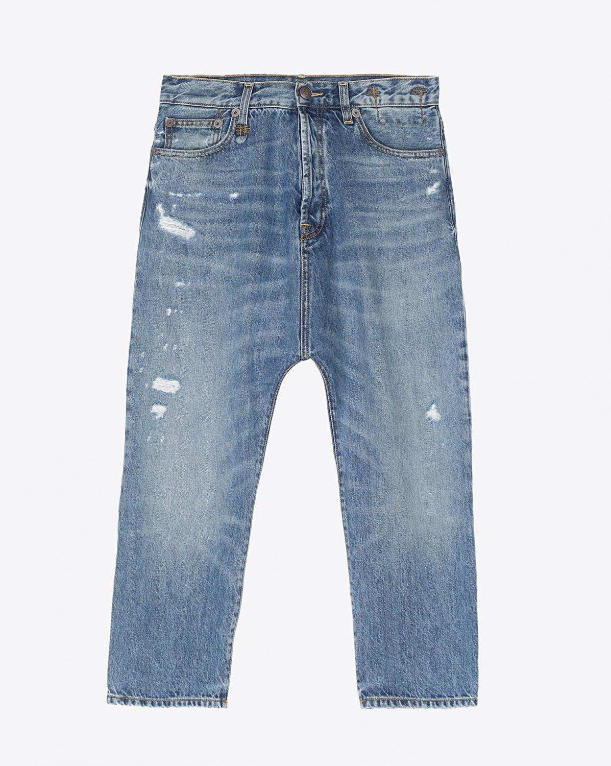 Jeans R13 Denim Permanent Tailored Drop Denim - Bain Blue