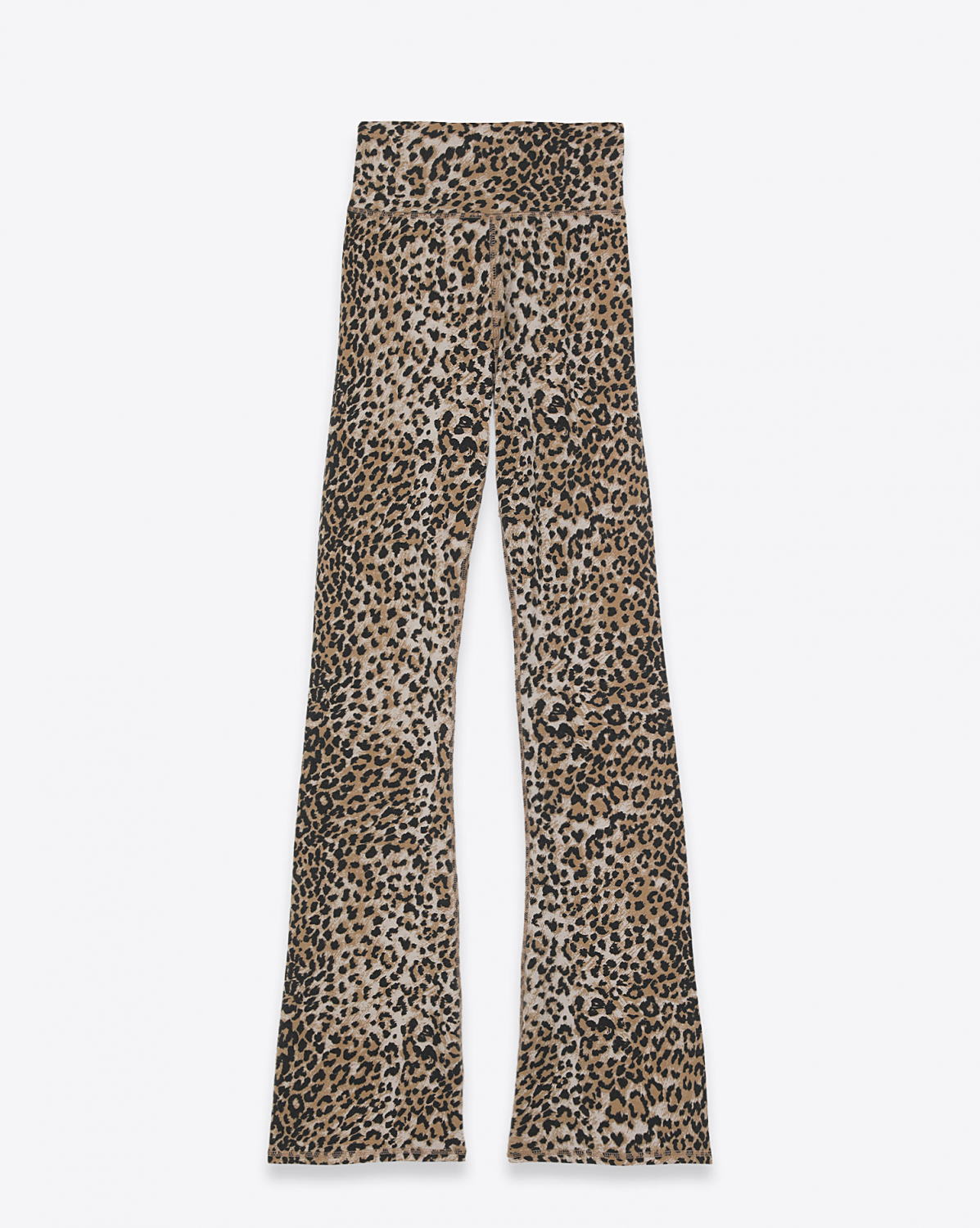 Pantalons Ragdoll LA Long Flare Leggings - Brown Leopard