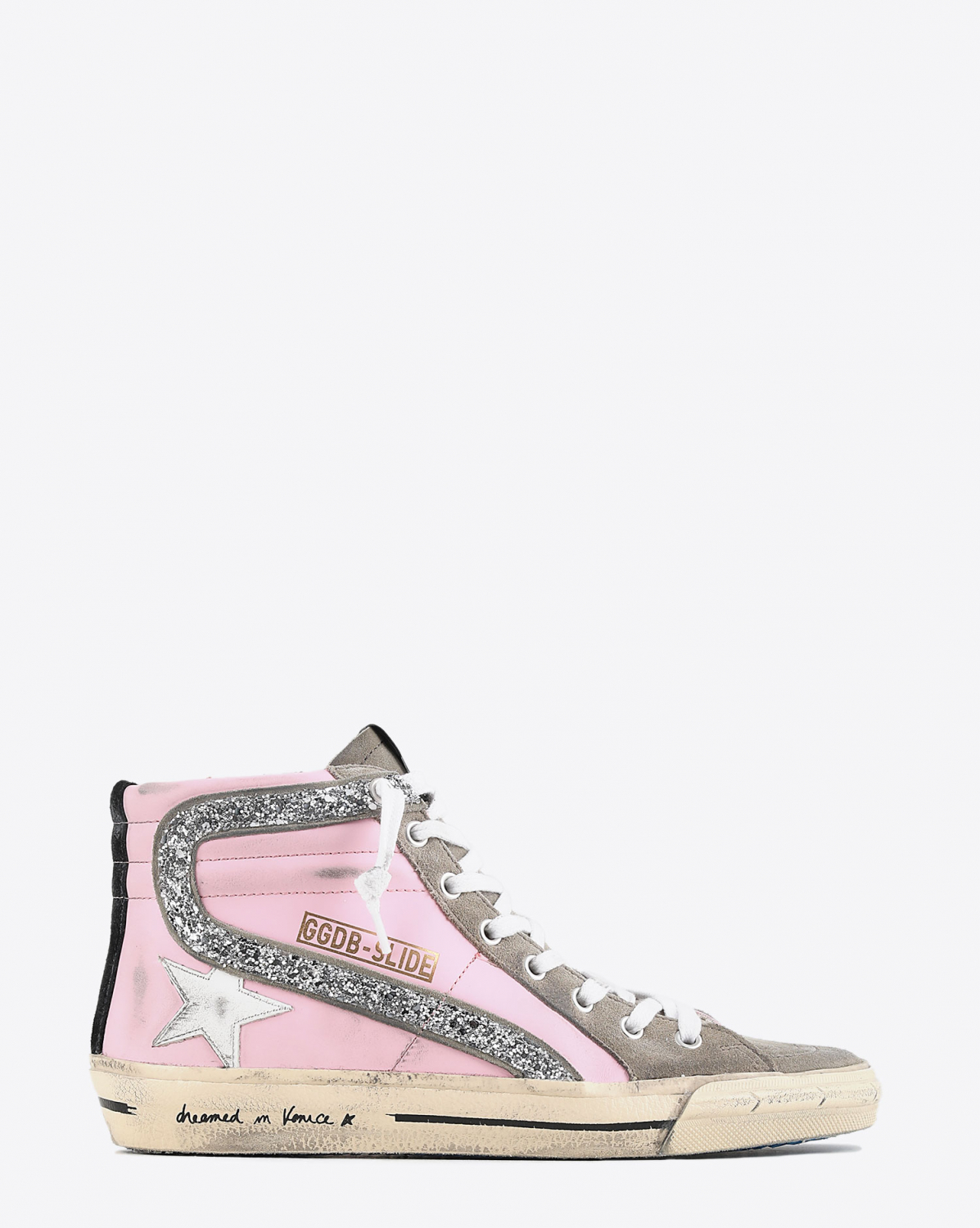Sneakers Golden Goose Woman Collection Slide - Orchid Pink Taupe 81491