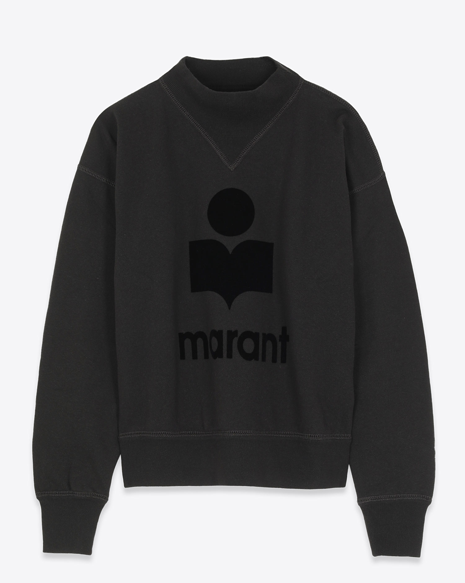 Isabel Marant Etoile Sweatshirt Moby - Faded Black