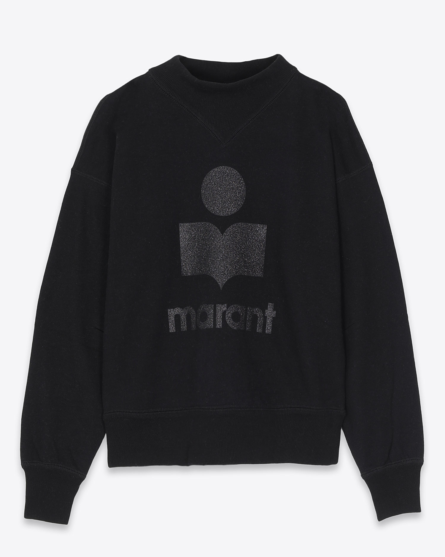 Isabel Marant Etoile Sweatshirt MOBY – Black Glitter