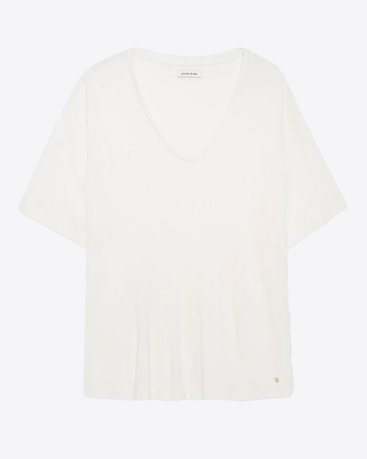 Anine Bing Tee-shirt Vale – Blanc
