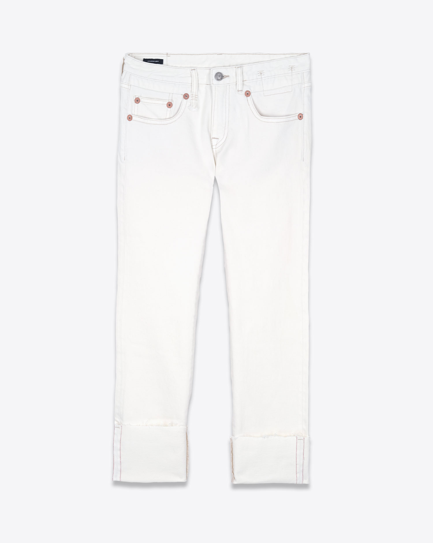 R13 Jean Boy Straight W Cuff – Sutton White Selvedge