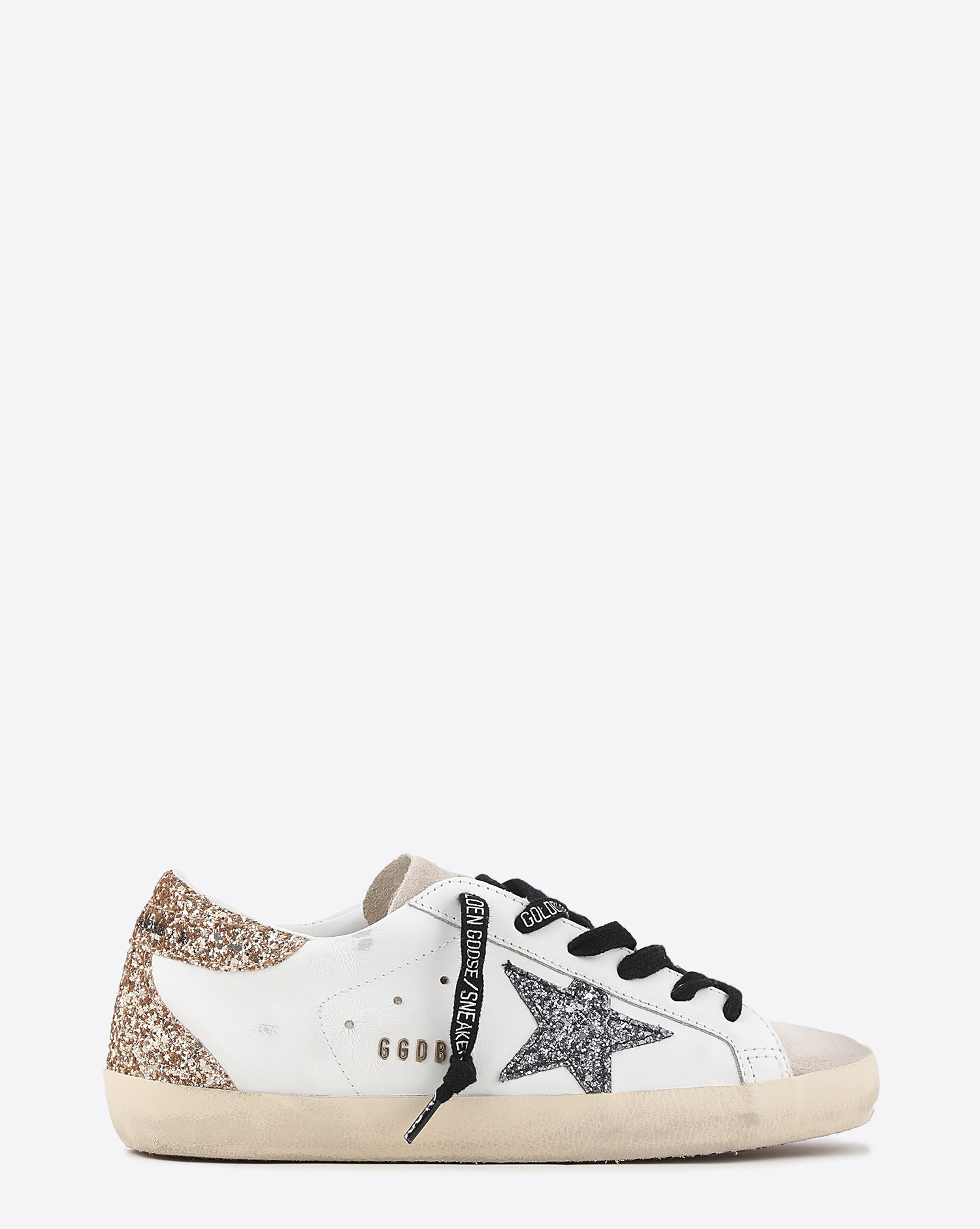 Golden Goose Femme Sneakers Superstar – Blanc Noir Or 82532