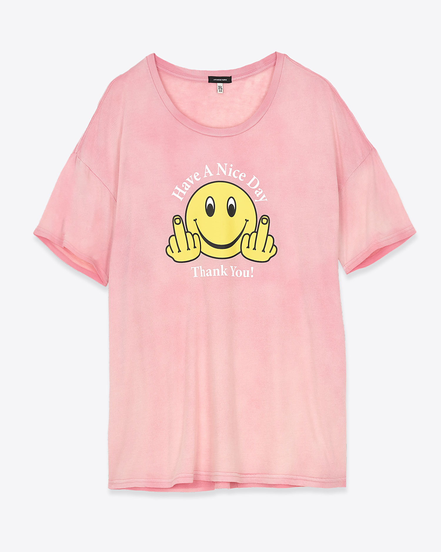 R13 Tee-Shirt Have A Nice Day – Rose