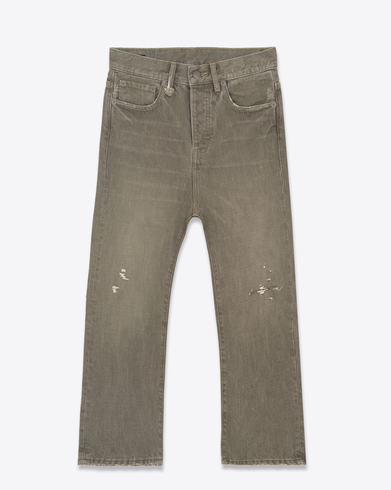 R13 Jean Tailored Drop – Vintage Olive Drab