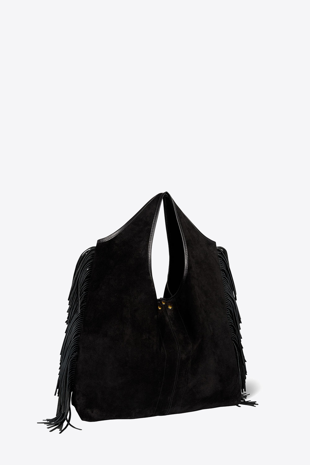 Jérôme Dreyfuss Sac Paco – Cuir Suédé Haenyeo Noir