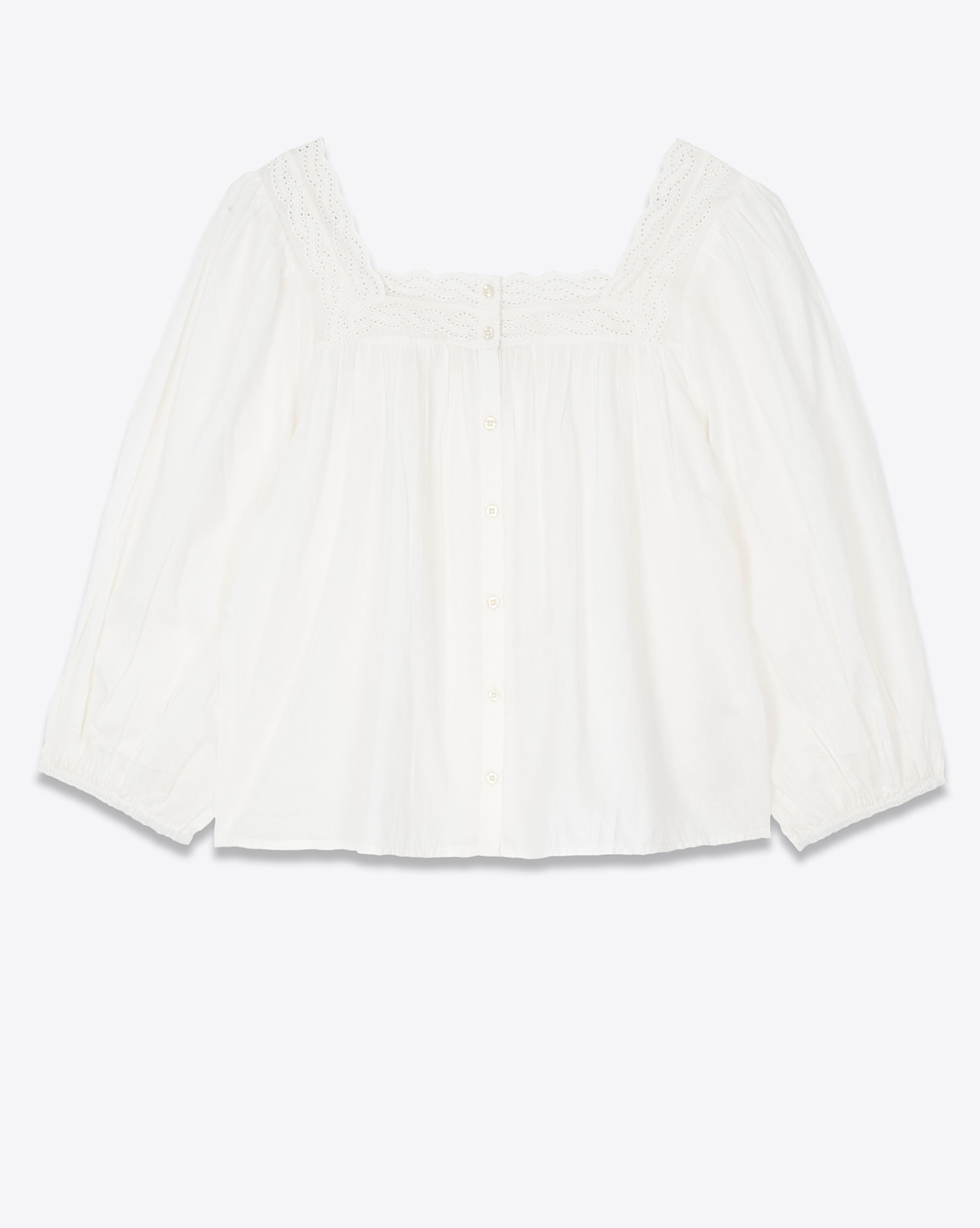 The Great Chemise Eyelet – Blanc