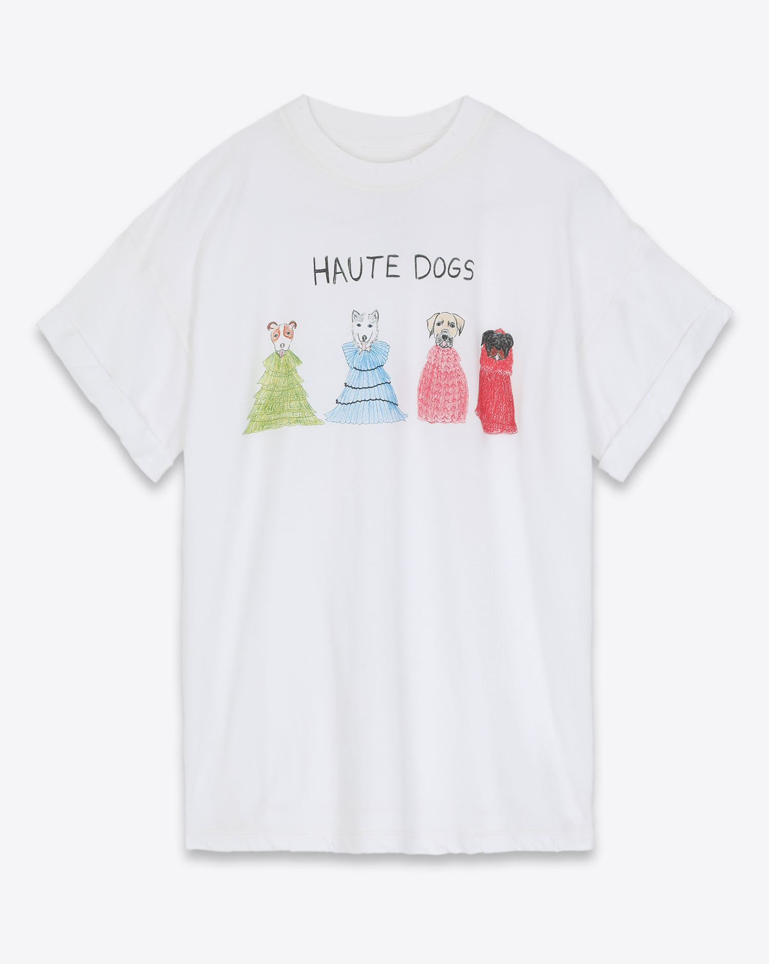 Unfortunate Portrait Tee-Shirt Haute Dogs – Blanc