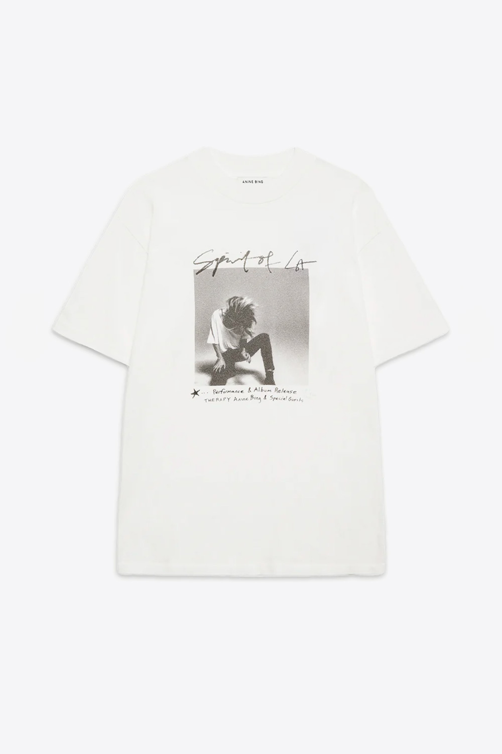 Anine Bing Tee-Shirt Ashton Spirit – Ivoire