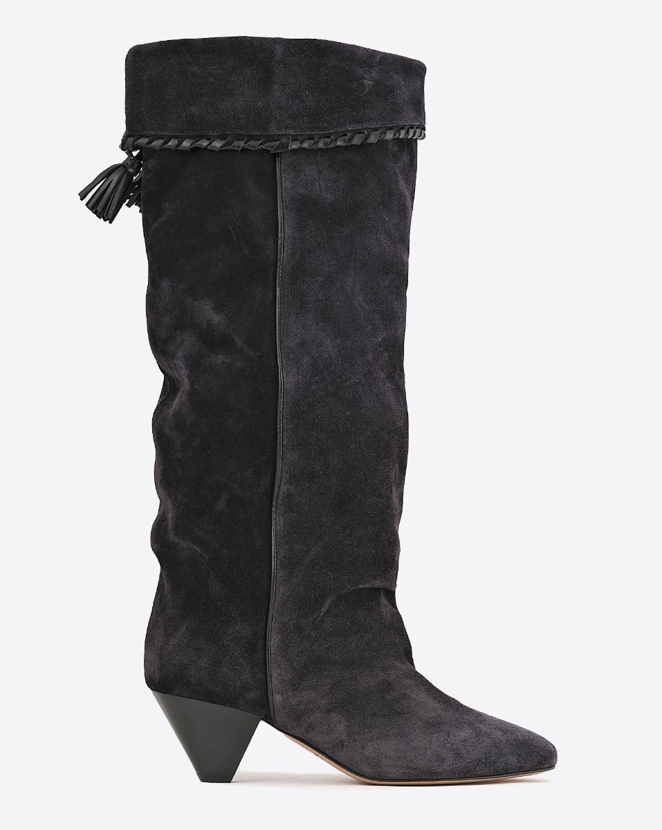 Isabel Marant Bottes Elita – Noir Délavé