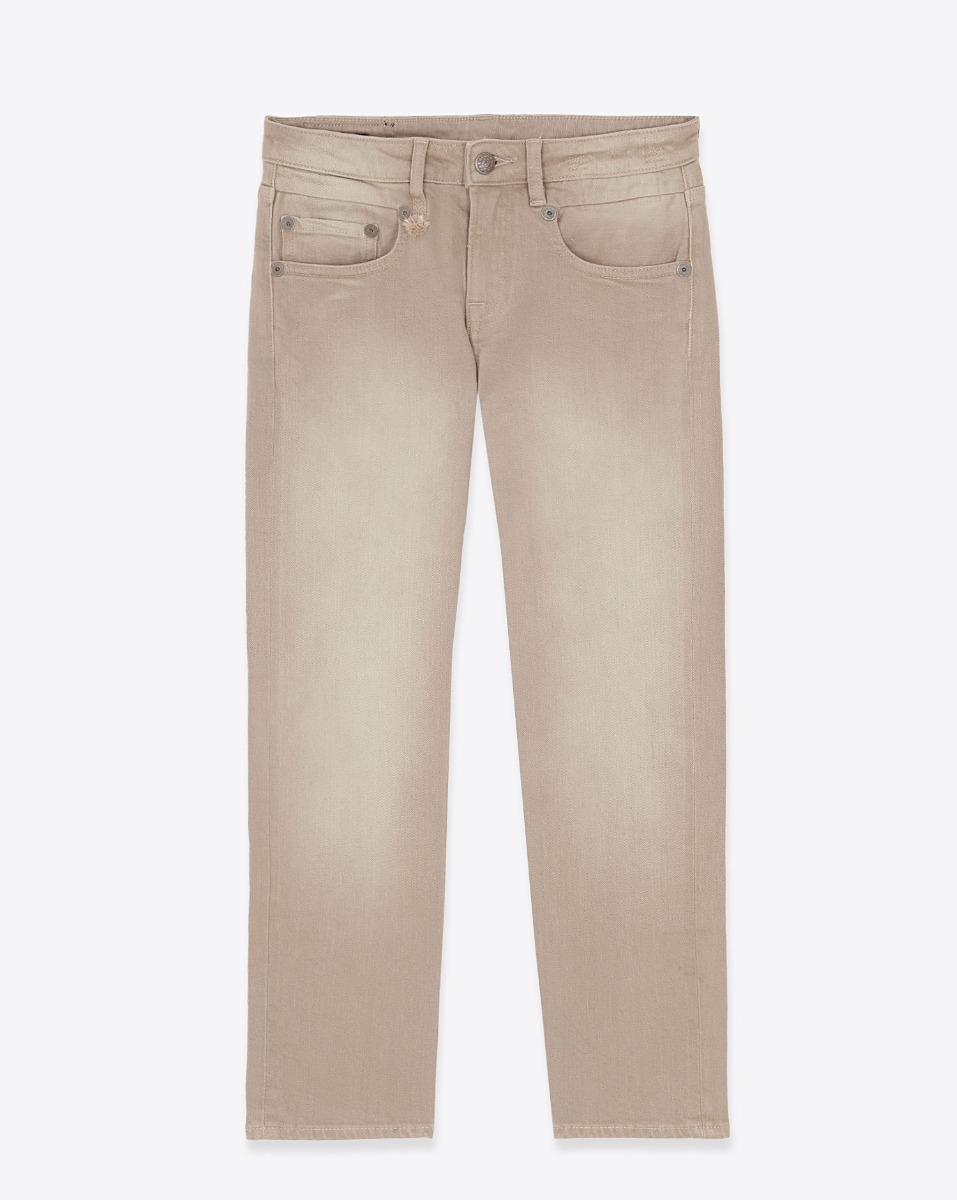 R13 Jean Boy Straight – Clean Sawdust Stretch