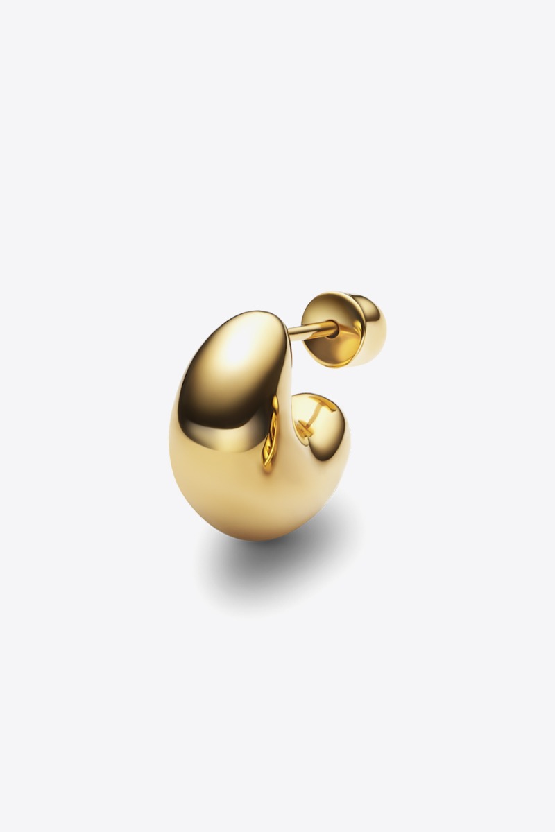 Maria Black Boucles d'Oreilles Tryvann Pillow – Plaqué Or