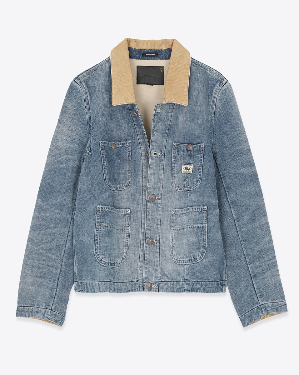 R13 Veste Cropped Chore – Calli Bleu