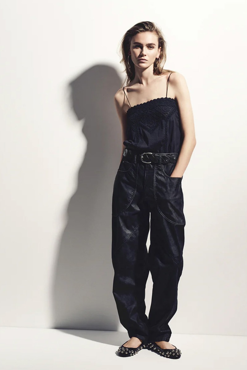 Isabel Marant Etoile Pantalon Kelvina – Noir