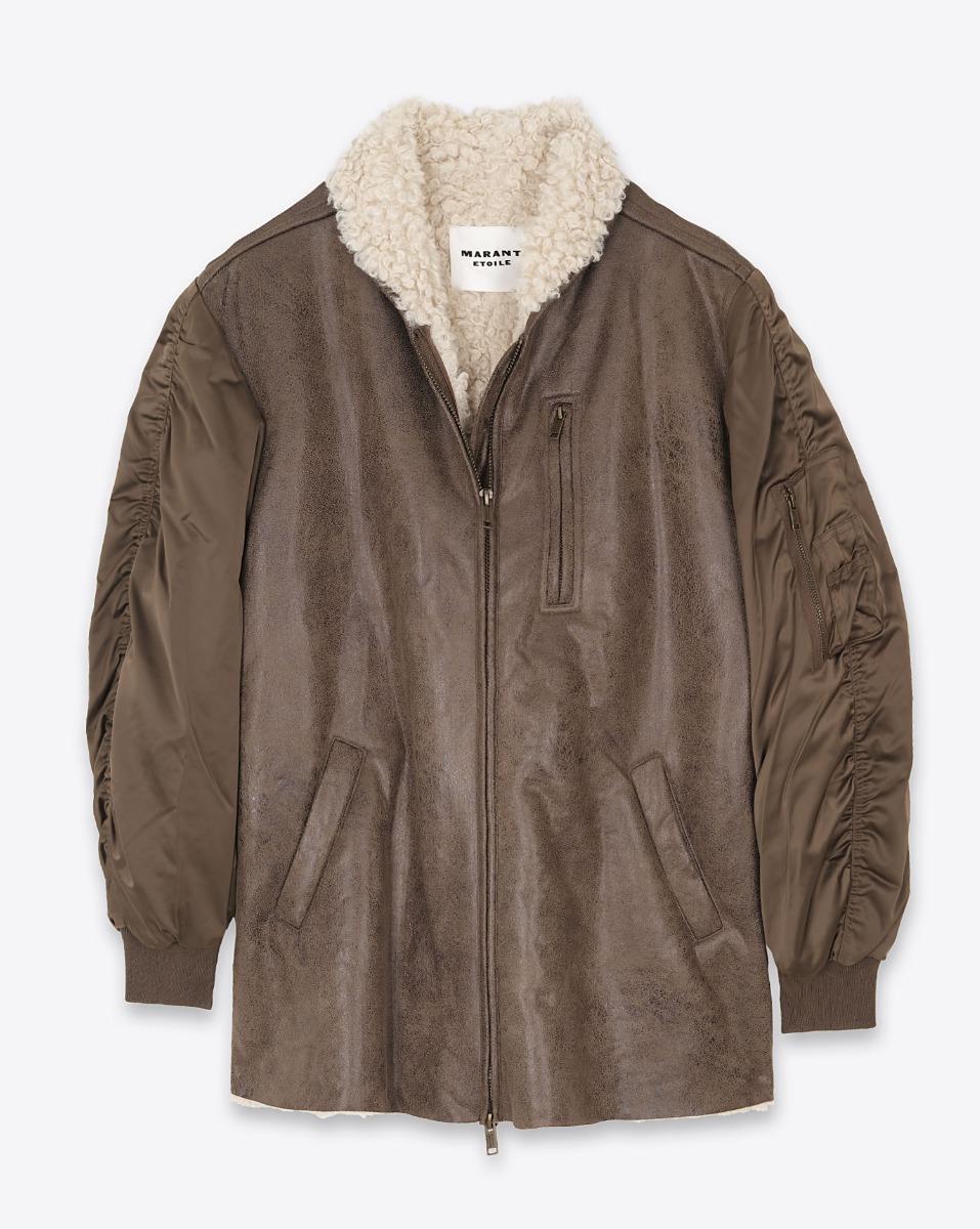 Isabel Marant Etoile Manteau Evina – Kaki