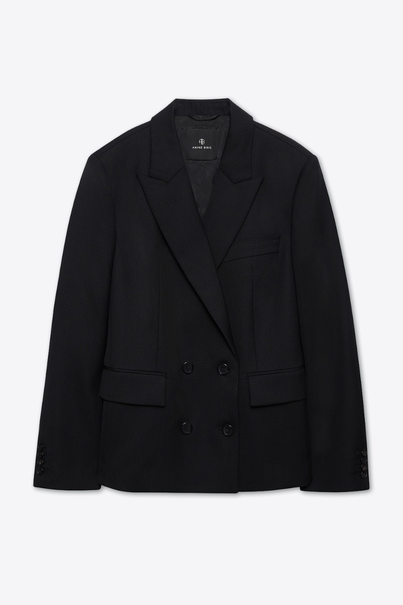 Anine Bing Blazer Evalyn – Noir