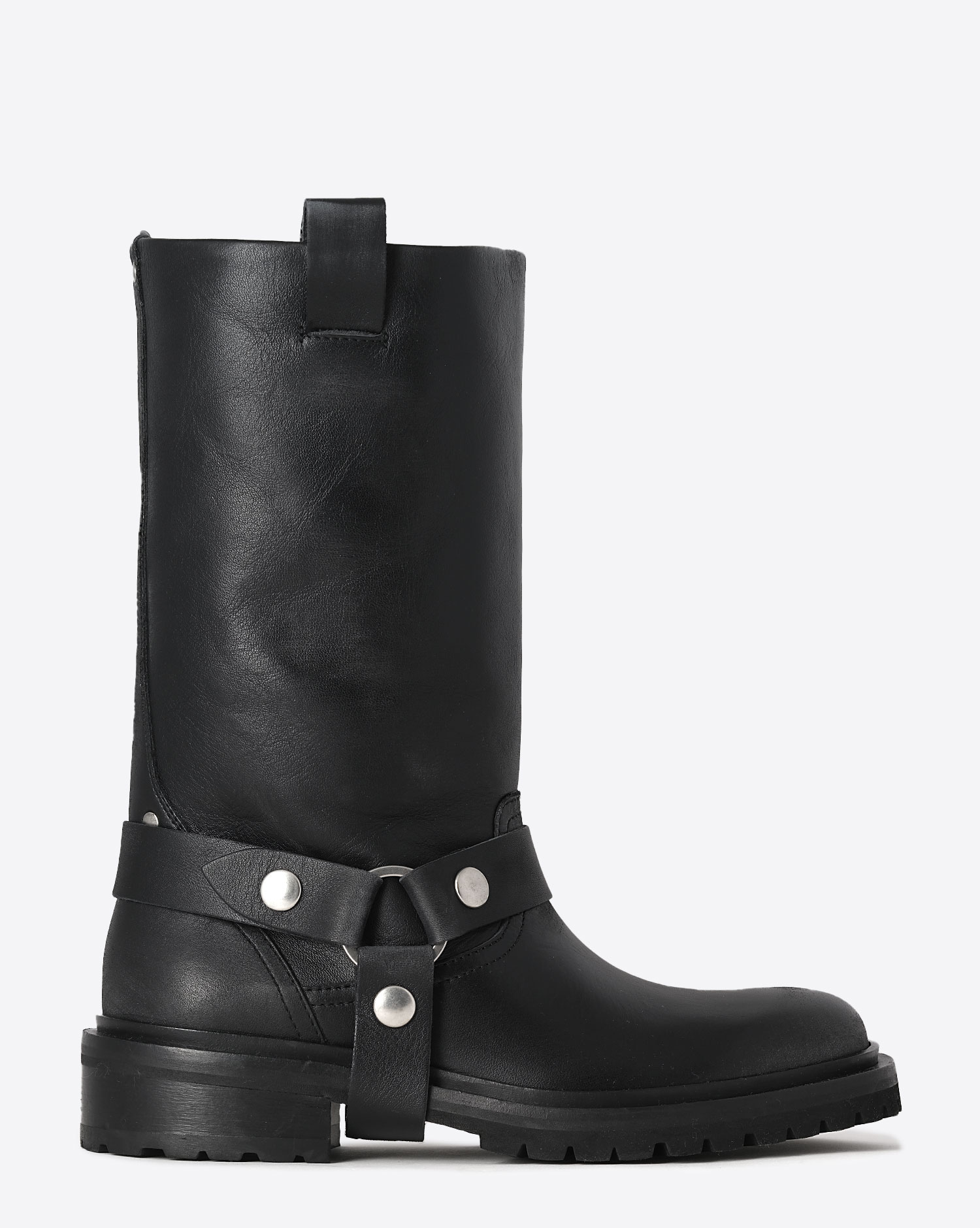 Golden Goose Femme Bottes Kurt Biker – Noir