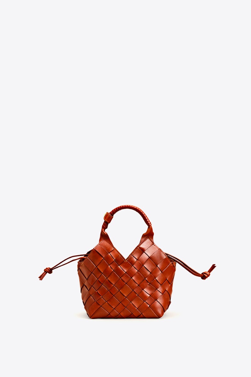 Cala Jade Sac Misu Mini – Cuir Nutmeg