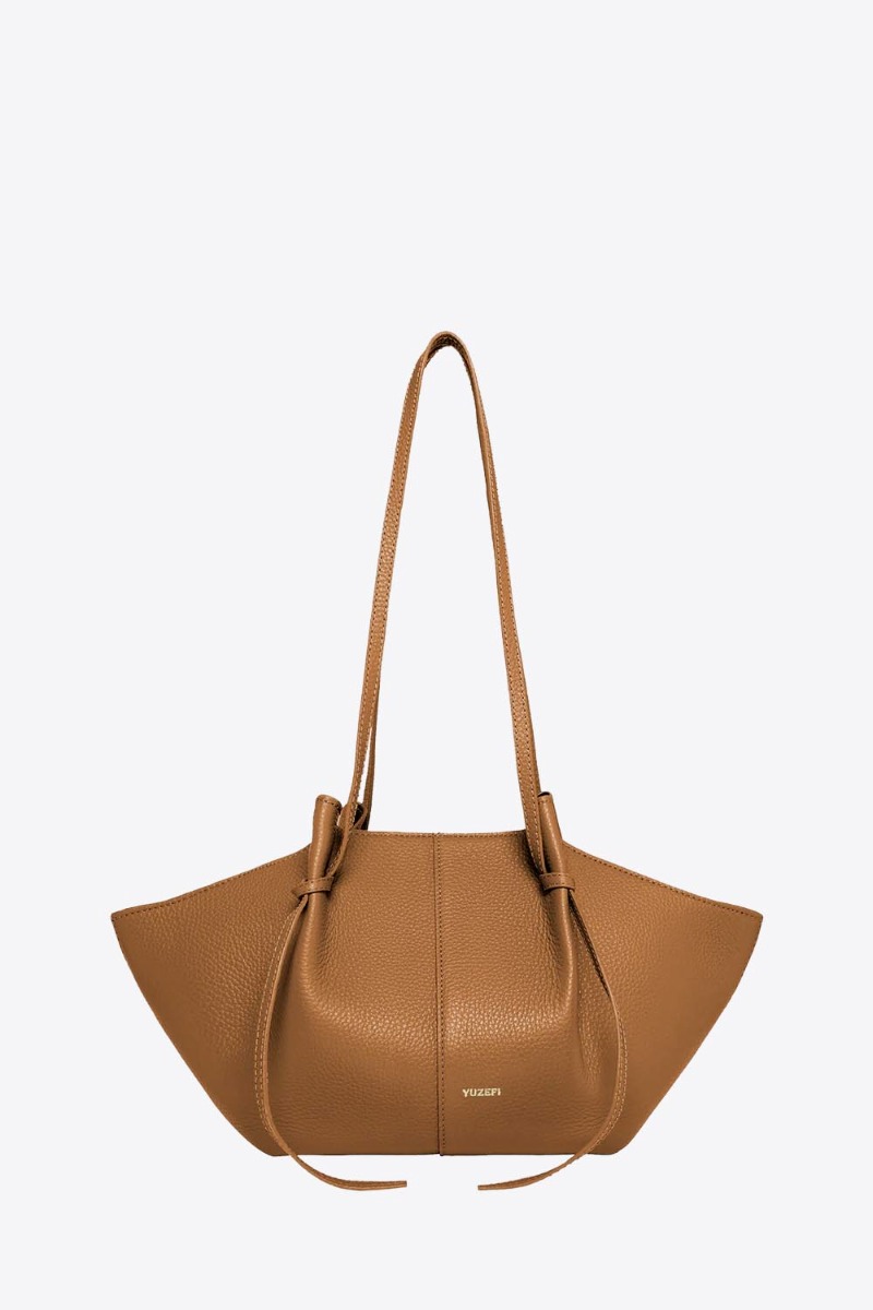 Yuzefi Sac Mochi – Cuir Grainé Hazel