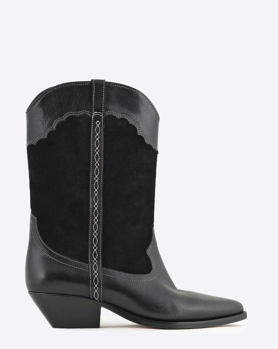 Boots Duerto – Noir Santiag