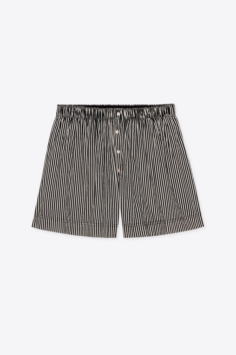 The Great Short Boxer Sleep – Rayé Noir Crème